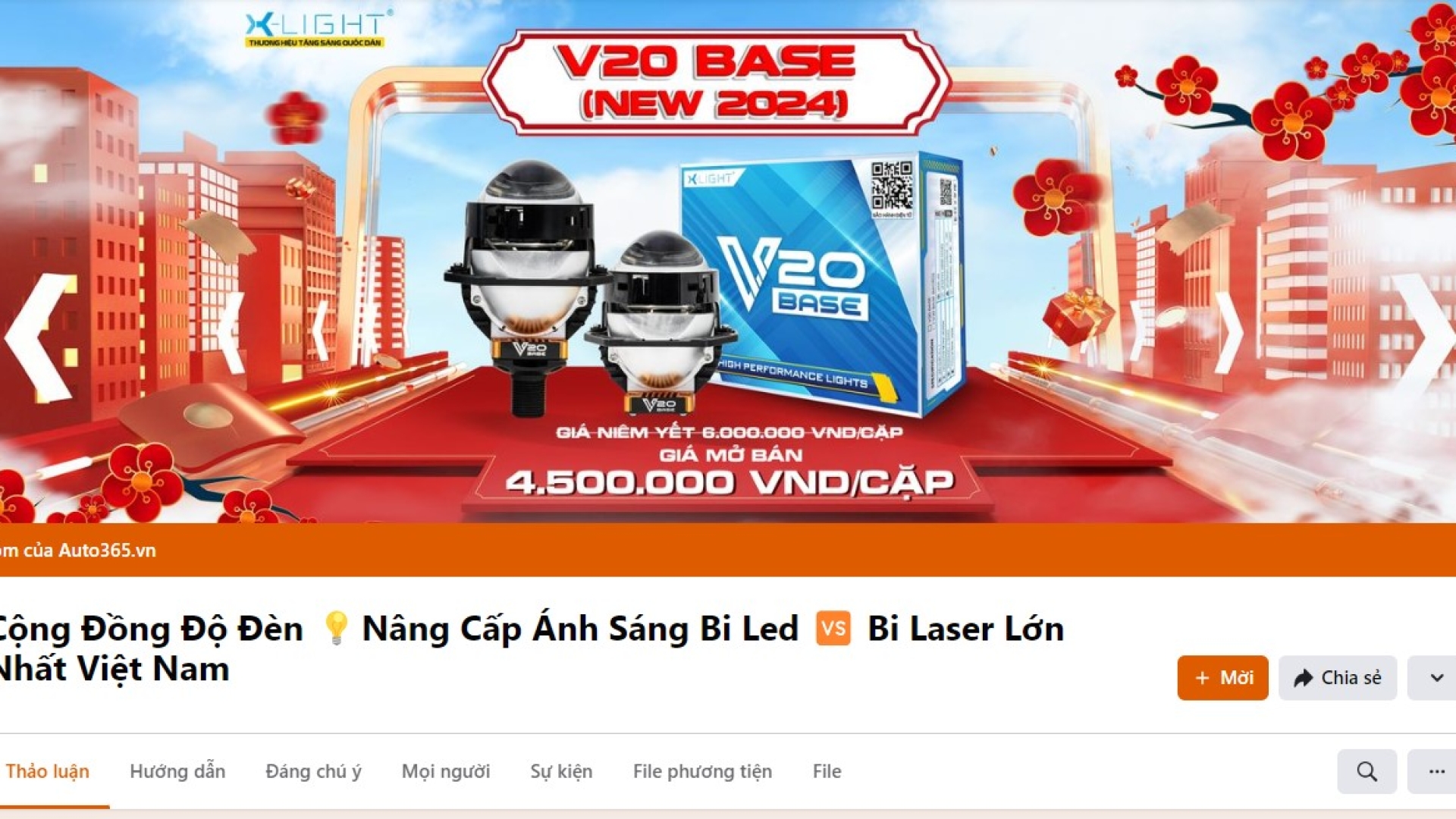 CỘNG ĐỒNG ĐỘ ĐÈN Ô TÔ LỚN NHẤT VIỆT NAM