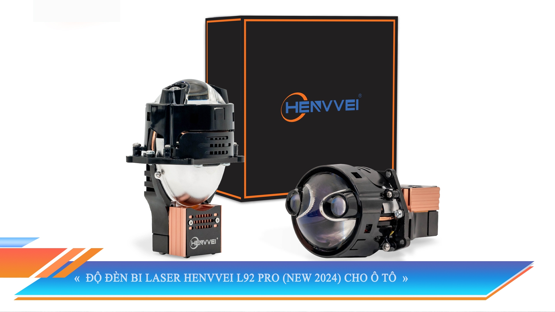 ĐỘ ĐÈN BI LASER HENVVEI L92 PRO (NEW 2024) CHO Ô TÔ