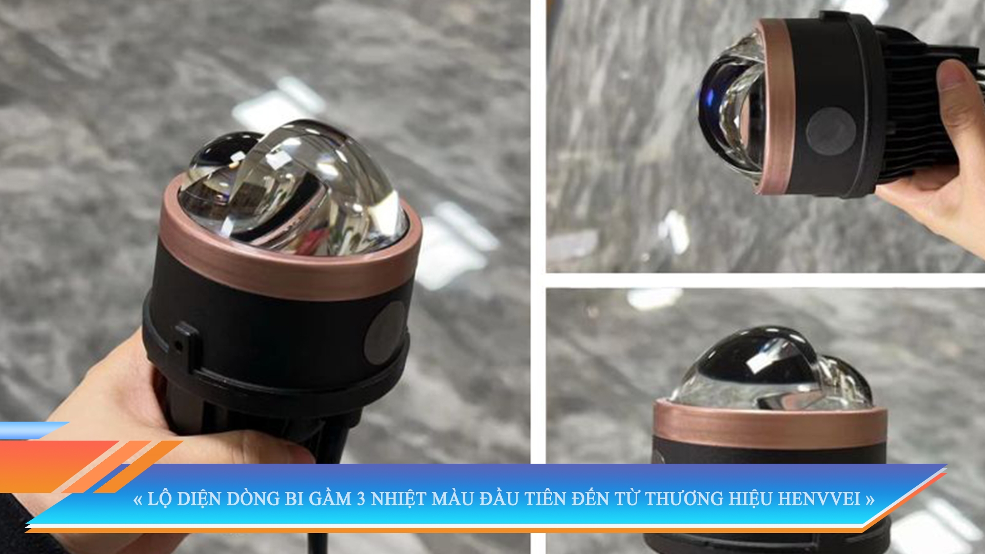LỘ DIỆN DÒNG BI GẦM 3 NHIỆT MÀU ĐẦU TIÊN ĐẾN TỪ THƯƠNG HIỆU HENVVEI