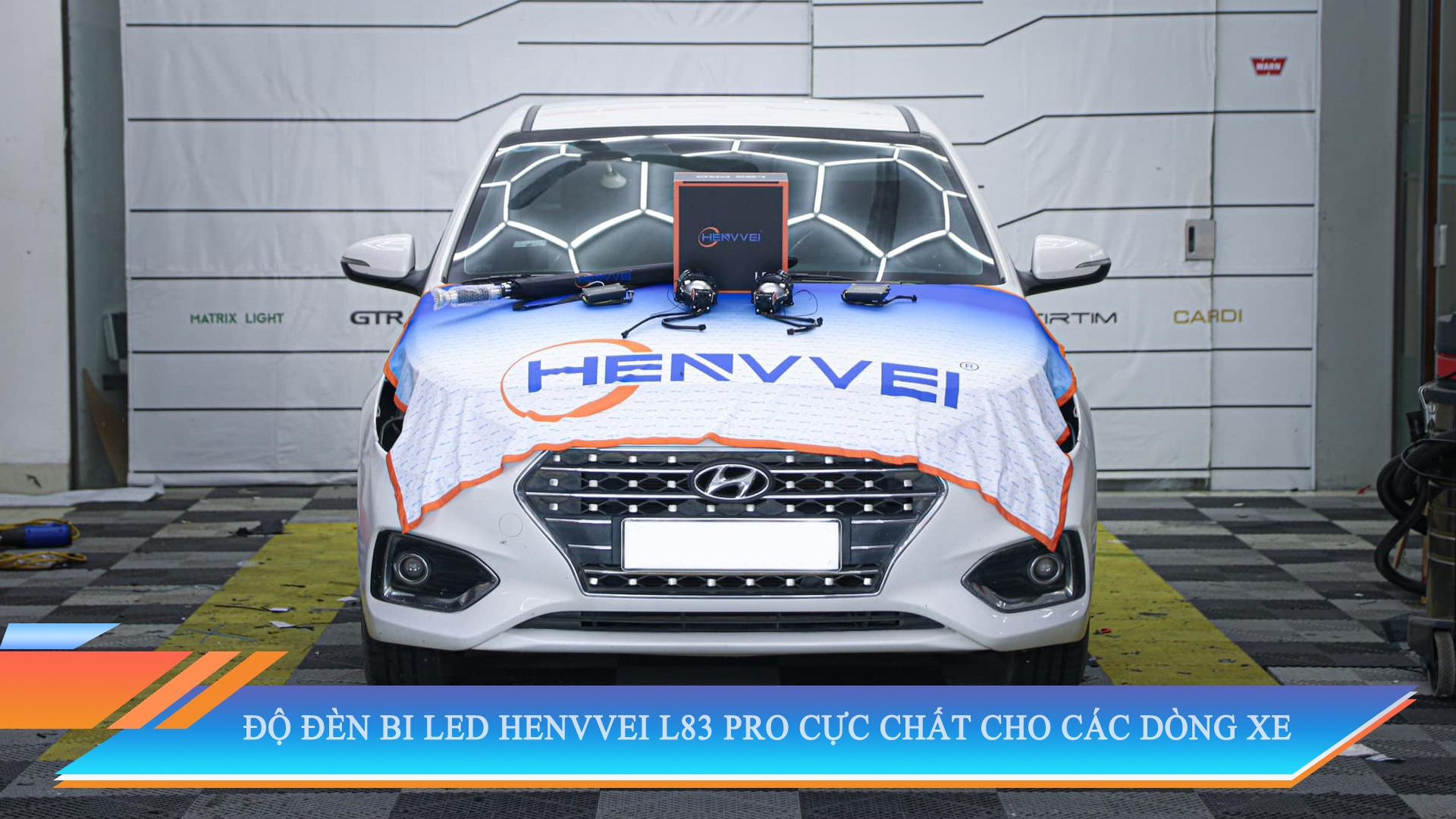ĐỘ ĐÈN BI LED HENVVEI L83 PRO CỰC CHẤT CHO CÁC DÒNG XE