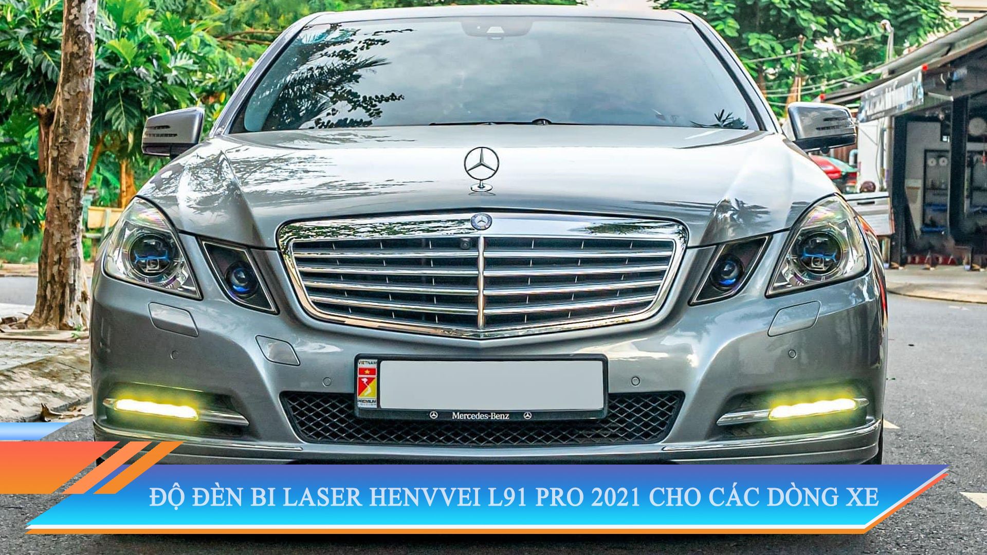 ĐỘ ĐÈN BI LASER HENVVEI L91 PRO 2021 CHO CÁC DÒNG XE